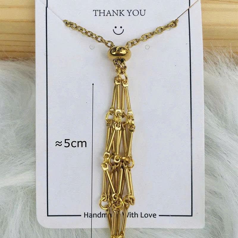 Crystal Stone Holder Necklace